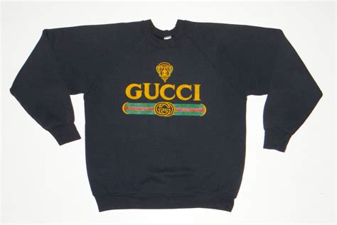 1980s gucci sweater|vintage Gucci sweatshirt 80s.